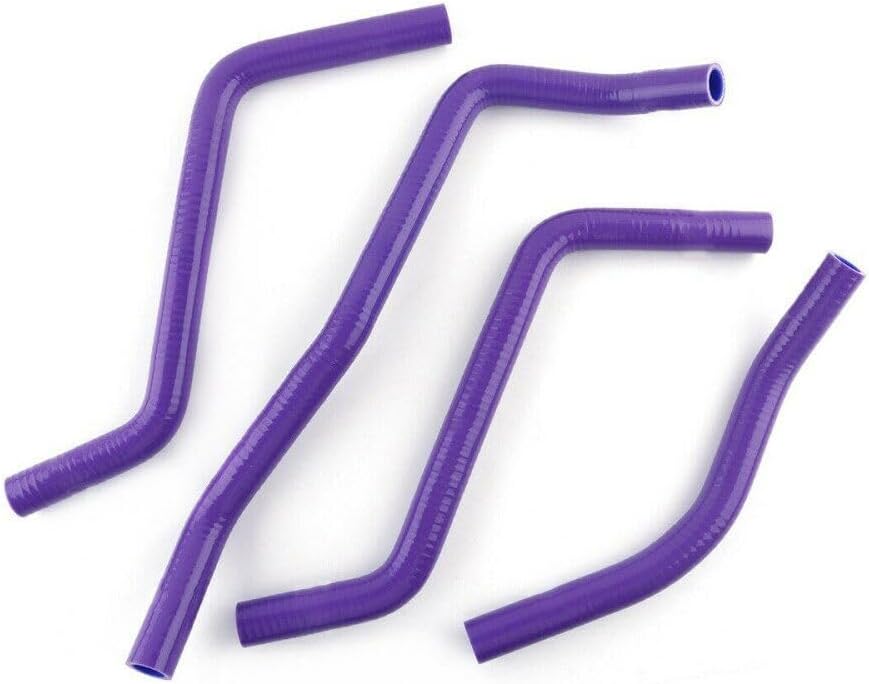 Performance 3 Layer 4.5mm ATV Radiator Coolant Silicone Hose For Yamaha Rhino 700 08-11 (Blue)