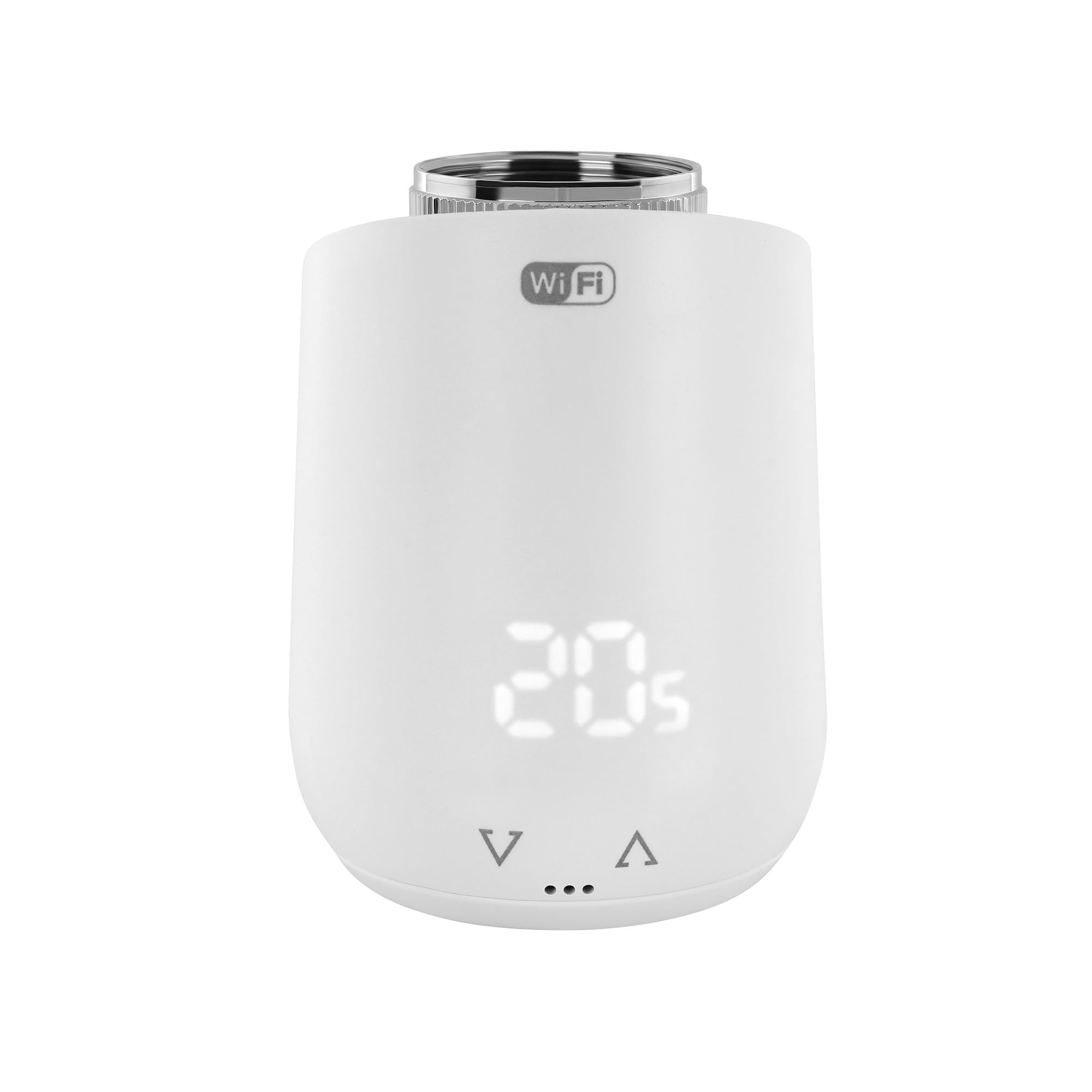 VEMER VE798100 THERMOPRO WIFI - Valvola Termostatica WiFi per Termosifoni con APP, Testa Termostatica Intelligente Smart a Batteria, Bianca