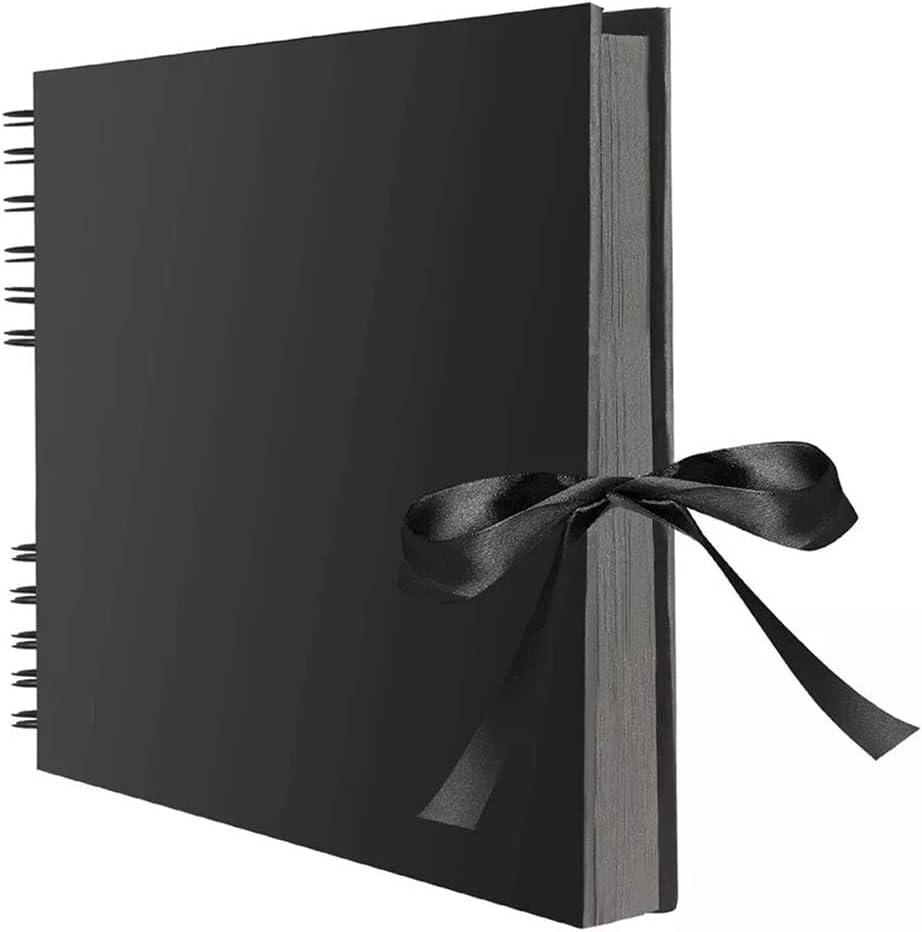60 Black Page Photo Albums Wedding Photo Albums Kraft Paper Scrapbook Photos Wedding Photos Birthdays (Color : D, Size : 215x150mm) (D 215x150mm)