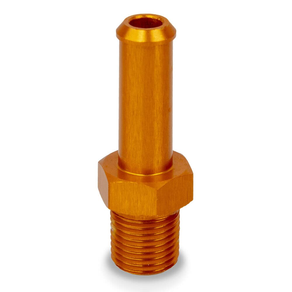 Raccordo Alluminio 1/8 NPT Maschio Per Tubo Flessibile 7-8 Mm - Adattatore Idraulico - Foto 9