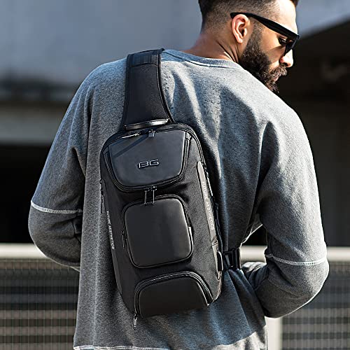 Bange Sling Bag, Waterproof Men's Chest Bag Shoulder Bags Crossbody Sling Backpack For Men… #TOP6