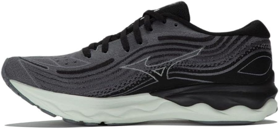 MizunoWave Skyrise 4 Mens Running Shoes QShd/OMsh/Black 10