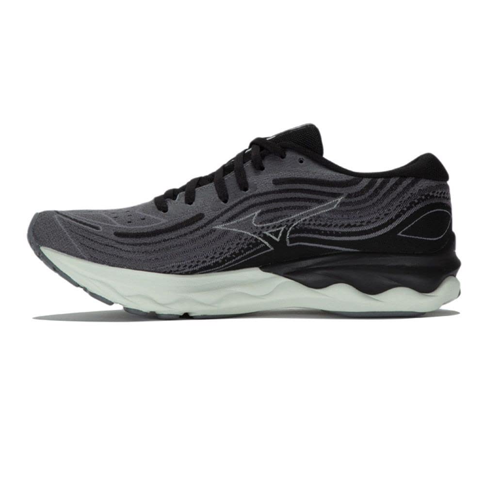 MizunoWave Skyrise 4 Mens Running Shoes QShd/OMsh/Black 10