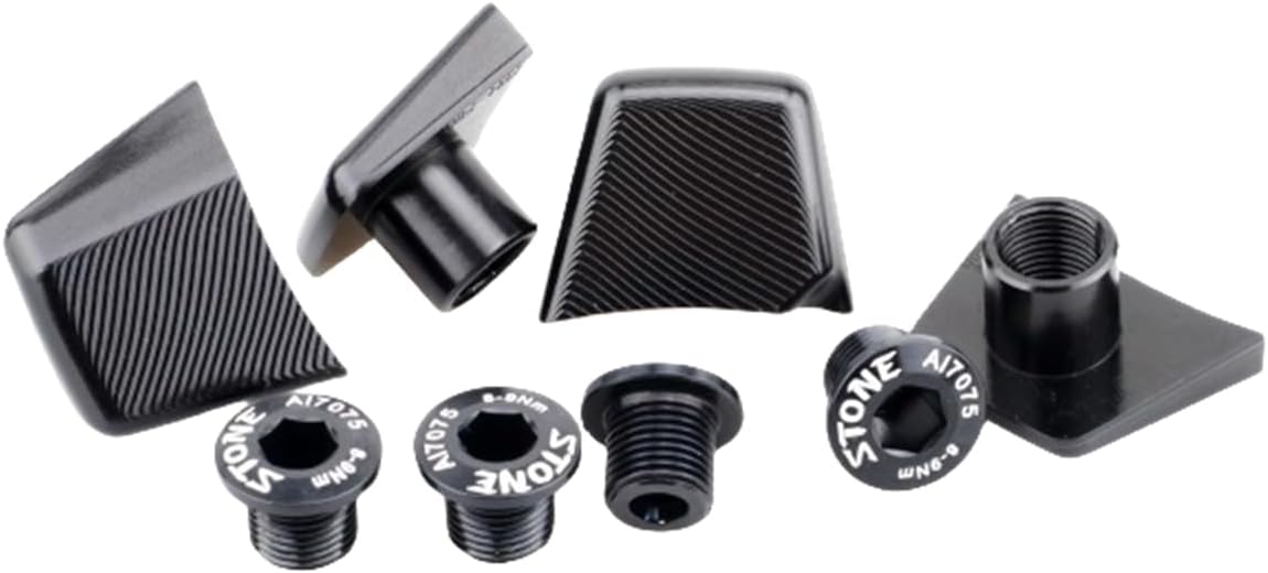 DJC Stone 107 BCD for SRAM Force eTap AXS 107BCD Double Chainring 2X Flattop 12 13 Speed Road Bike, 2X Cover caps for 107BCD Force