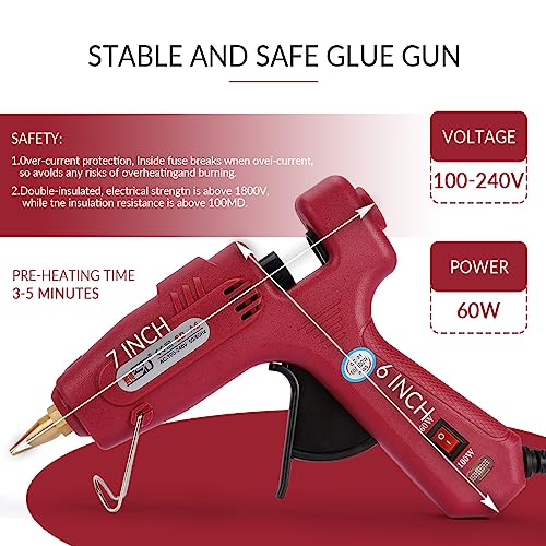 AGLARY Dual Temp Hot Melt Glue Gun