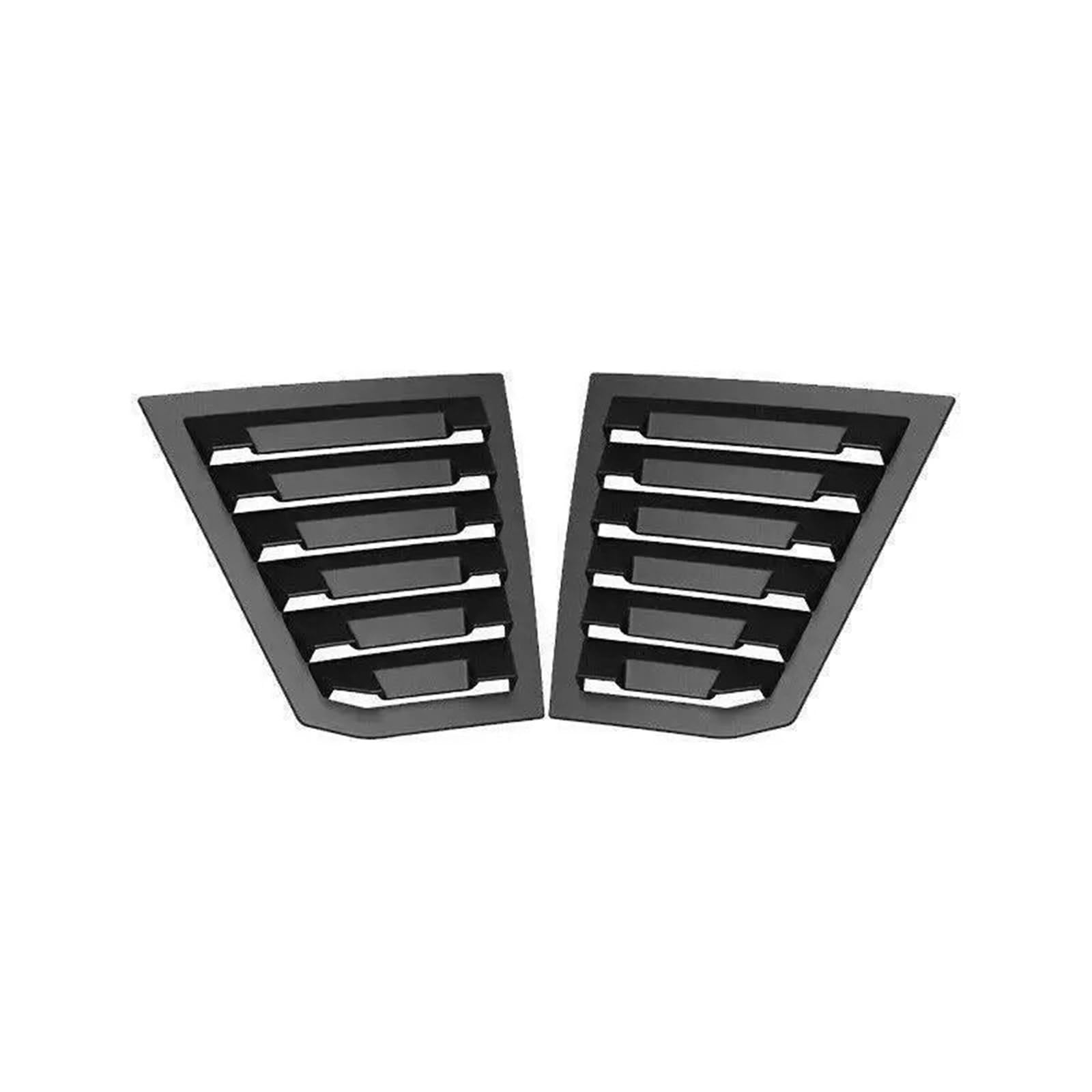 Car Shade Cover Quarter Panel Blinds Car Rear Side Window Louvers Trim Cover Accessories For Chevrolet For Cruze 2016-2019(Matte Black)