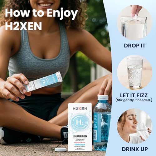 Molecular Hydrogen Tablets with Magnesium - 8 PPM Hydrogen Water Tablets for Drinking Water - Rich in Antioxidants, Supports Healthy Aging, Cellular Energy & Brain Health (60 Counts, Raspberry) - Image 7