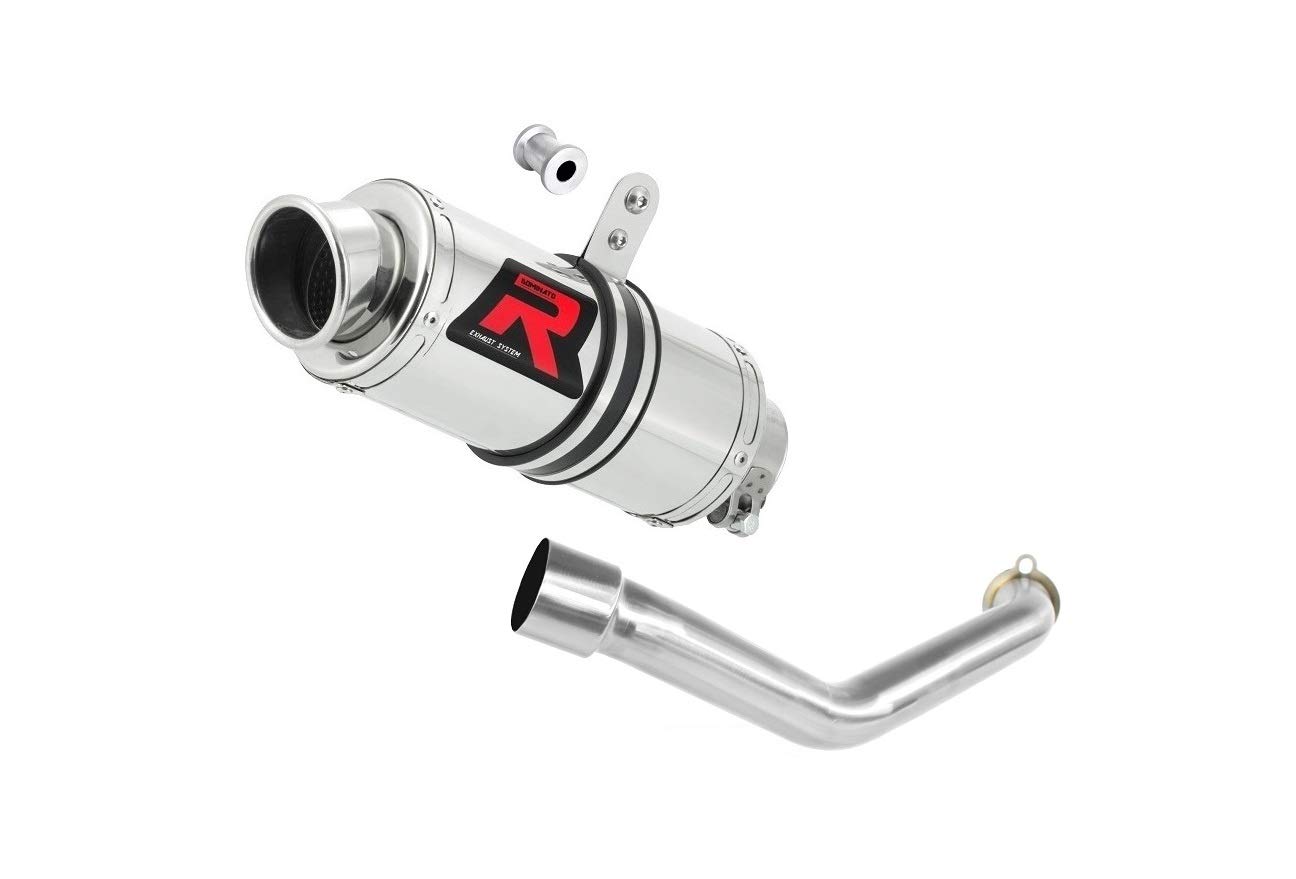 DOMINATOR Terminale Di Scarico Marmitta In Acciaio Inox Per BURGMAN 400 (2003-2006) Con DB Killer