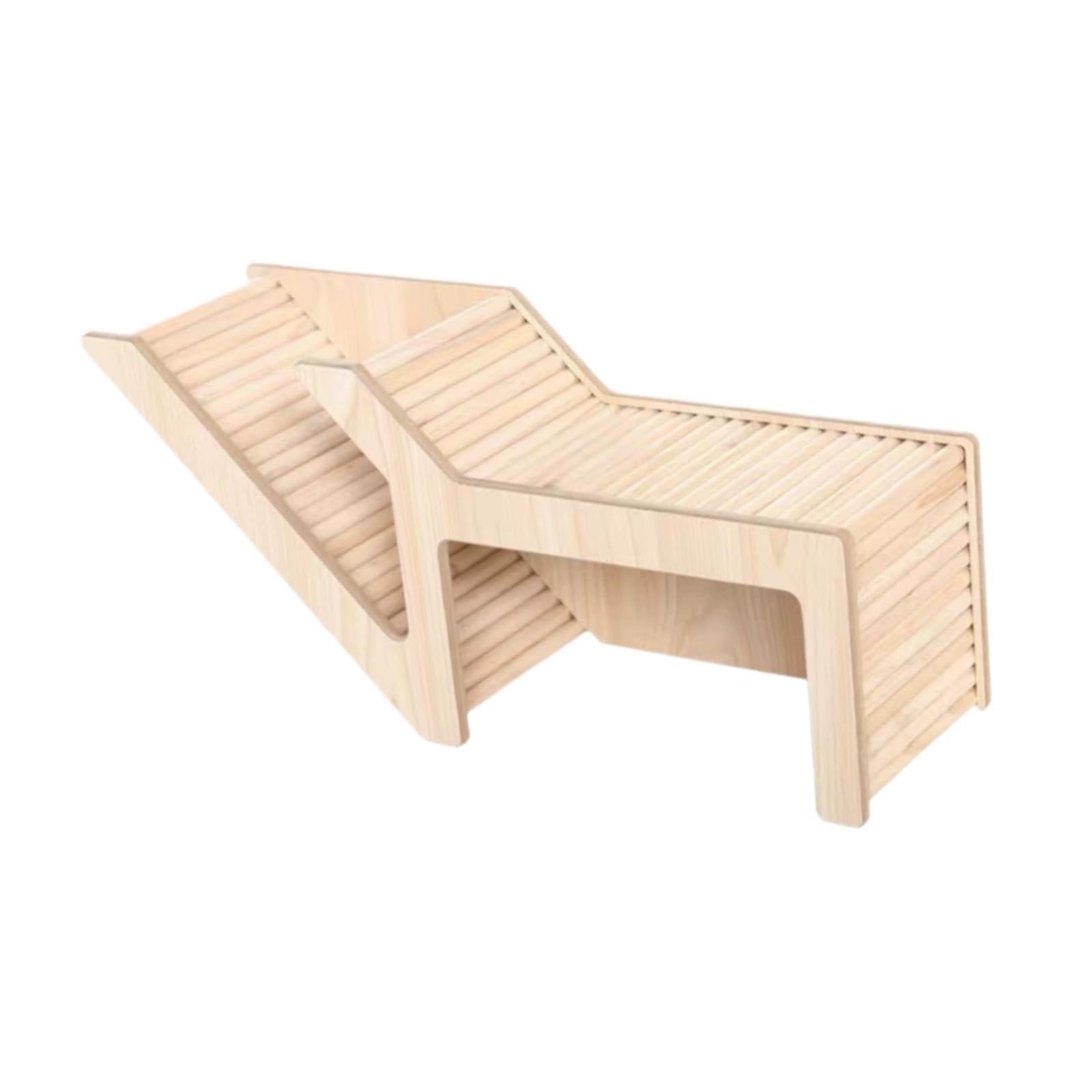 Bothyi Hamster House and Habitat,Hamster Hideout,Wood,Small Animal Hideout Hut Play Toy,Small Pet Castle Home for Dwarf Mice Hamster, Rectangle