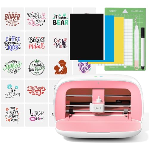 Likcut Vinyl Cutter Machine, Upgrade Cutting Machine Glee S501 for DIY...