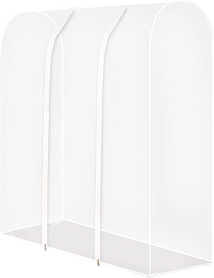 Kleiderständer Abdeckung Staubschutz - 120x150x50 Cm Grau Mit Reißverschluss