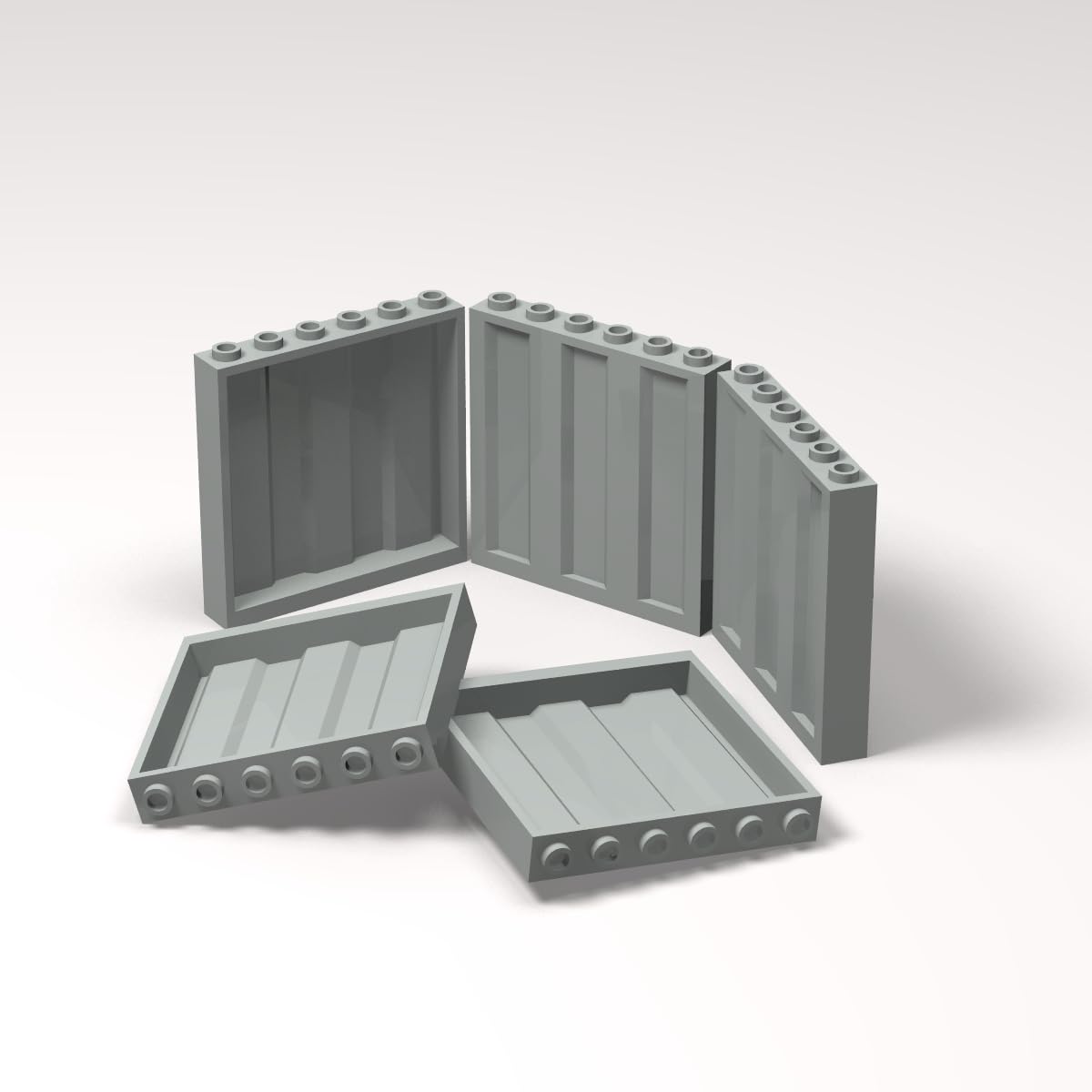 Amazon.com: Classic Light Gray Panel Bulk, Window Wall Panels