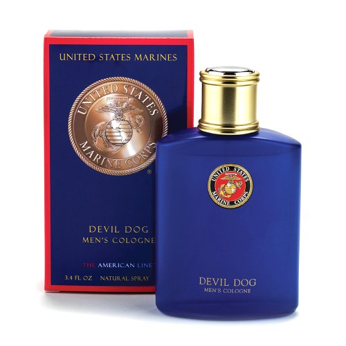 Us Marines Corps devil Dog Cologne Spray for Men, 3.4 Ounce