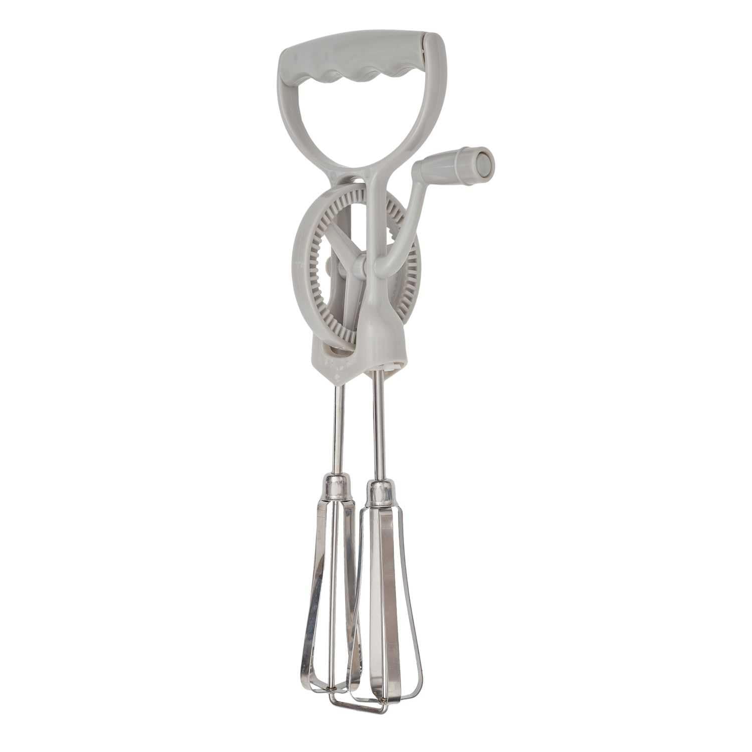 Lily cook, KP0014, Batteur Manuel Ergonomique pour Pâtisserie, Ustensile Pratique et Compact, Idéal pour Recettes Variées, Facile à Utiliser, Couleur Grise, Taille Standard