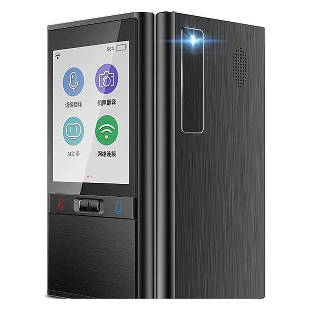 Language Translator Device,2.8 Inch Touch Screen Supports 106 Languages & 70 Accents,Voice/Recording/Photo Camera Instant Translation for 200+ Countries Learning Travelling Business needed Effice