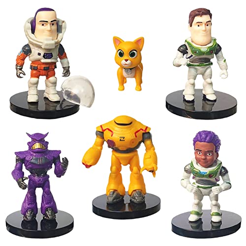 Toy Story Figuras, BESTZY 6 pcs Toy Story Mini Juego de Figuras, Buzz Lightyear Acción Figura Toy...