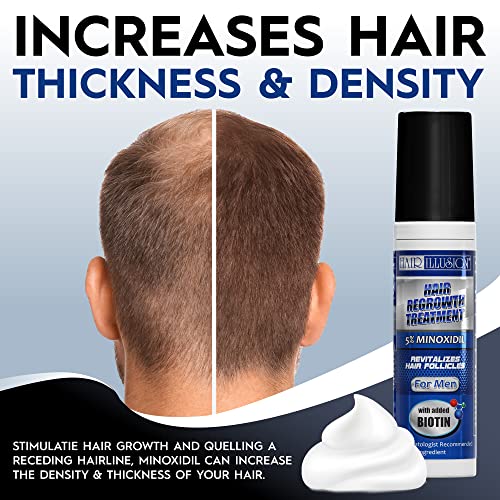Minoxidil 5% Foam With Biotin, Lab Certified 2+1 Hair Regrowth Treatment With Added Natural Hair Growth Vitamins, 3 Pack, (3 Month Supply) #TOP2