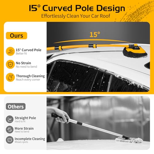 HIPPIH 15° Curved Car Wash Brush
