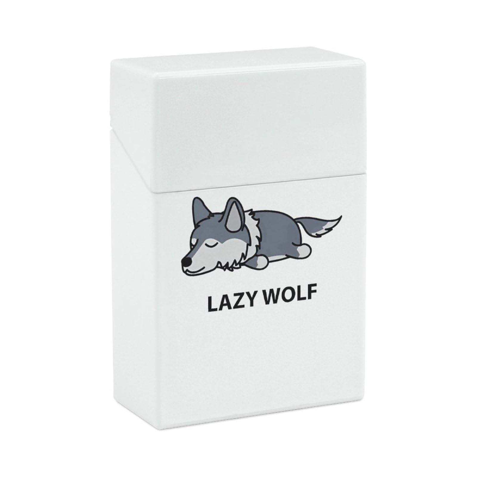 Amazon | 面白い 怠惰な オオカミ 狼 タバコケース シガレットケース