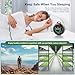 Portable Carbon Monoxide Detector for Travel, 170H Standby, CO Detector with Magnetic Back, 3-in-1 Travel CO Monitor with Audible & Visual Alarm for Camping, Car & RV