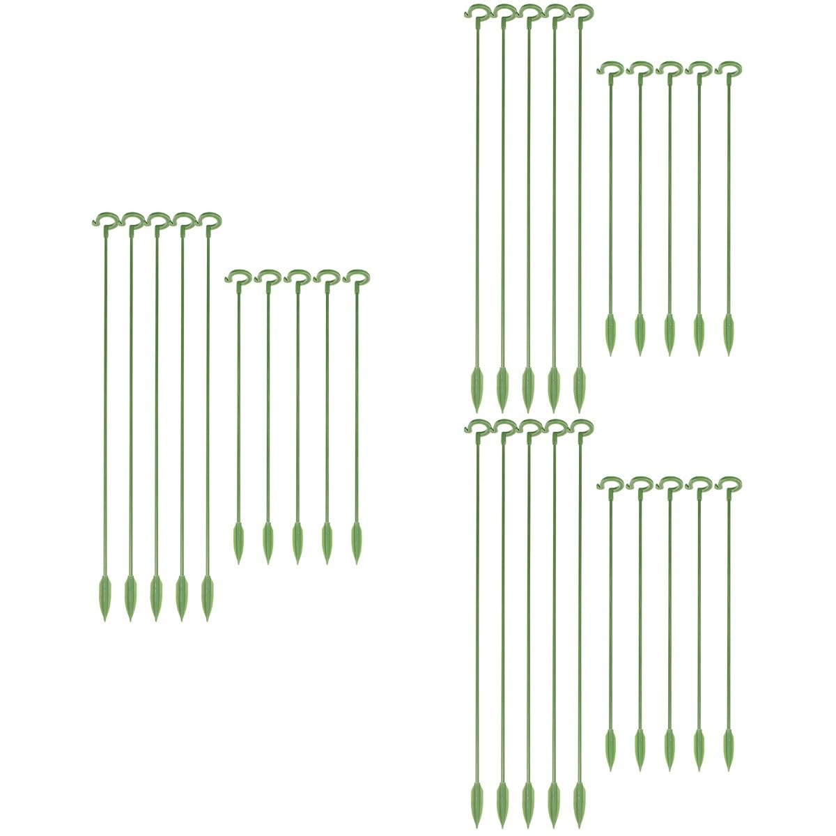 BESPORTBLE 60pièces Tuteurs De Support pour Plantes Succulentes Piquets pour Orchidées Et Fleurs Supports Fixes Résistants Aux Intempéries