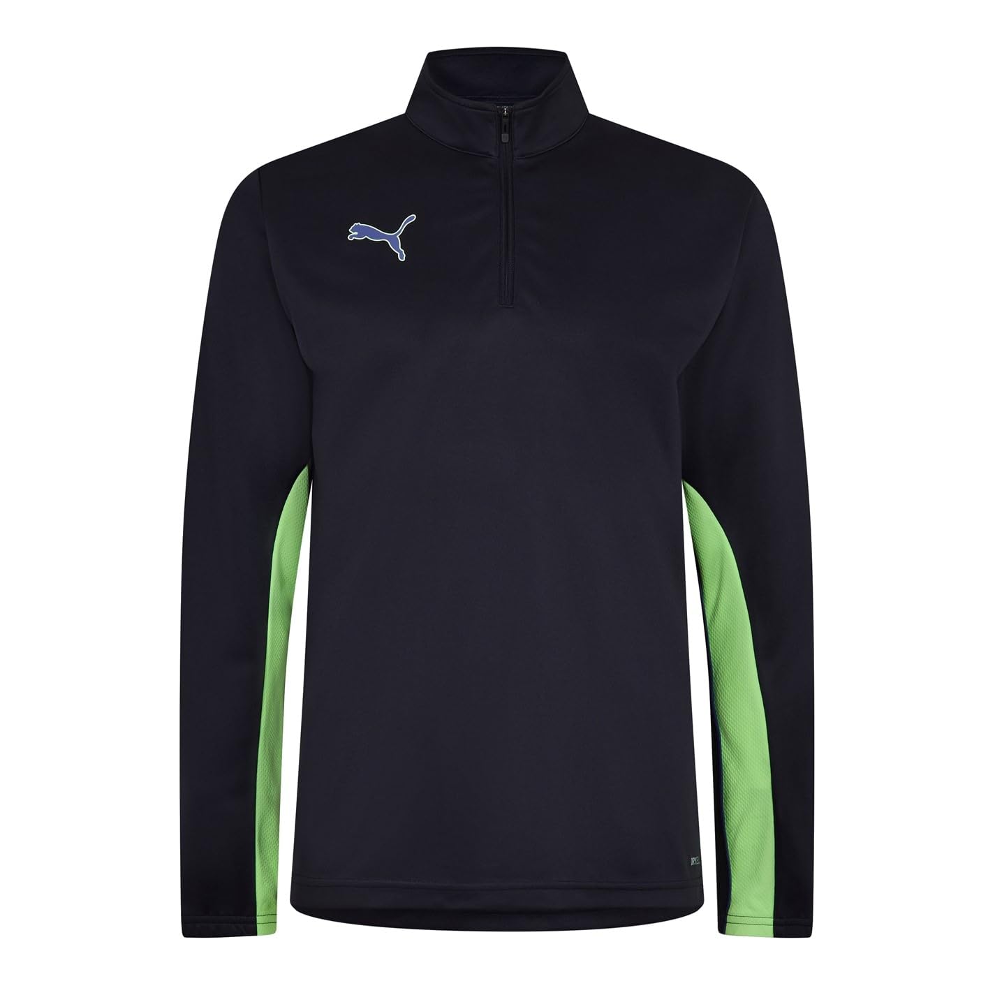 Puma Men's Navy/Apple Finesse Performance Quarter Zip Drill Top Xl