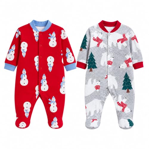 Image of EIO 100% Cotton Rompers Sleepsuits Jumpsuit Night Suits for Infants Newborn Baby Boys & Girls