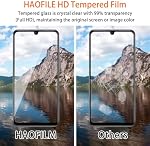 HAOFILM [2 Pack] Tempered Glass Screen Protector Compatible for Huawei P30 Lite 6.15''(Not for P30 / P30 Pro), Easy-Install, Bubble Free,Touch Sensitive