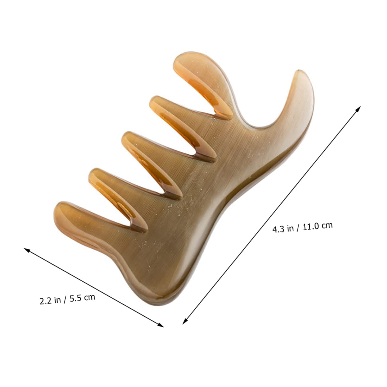 Healeved 2pezzi Comb Massaggiatore Per Capelluto e Strumento Guasha Per Relax e Circolazione e