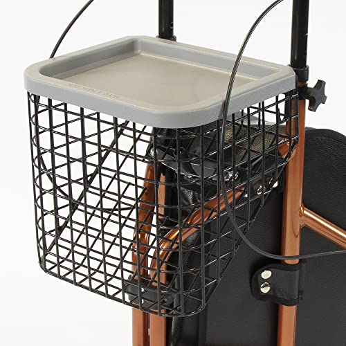 Panier et plateau pour rouleau à 3 roues pour retrouver votre autonomie à la maison