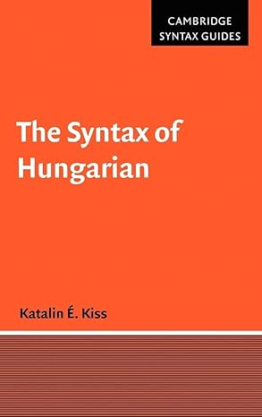 The Syntax of Hungarian-Wow! eBook