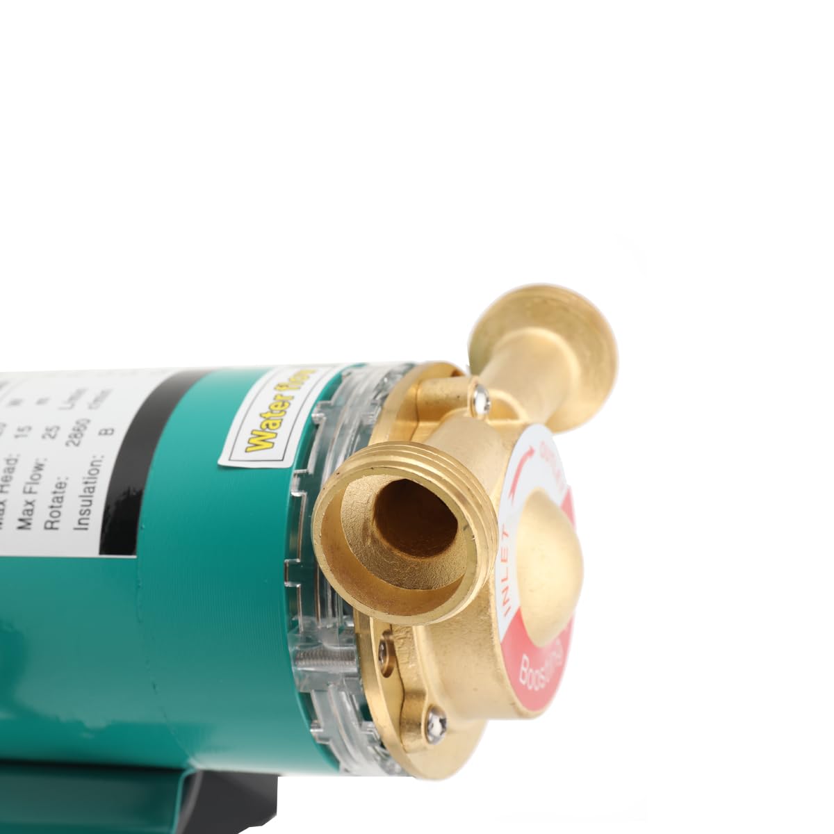 Bomba Booster Agua para Casa 120W, Booster de Agua Caliente, Bomba de Circulación para Aumentar Presión Ducha, Grifería, Riego Jardín, Lavadora, Modelo 20GR-15