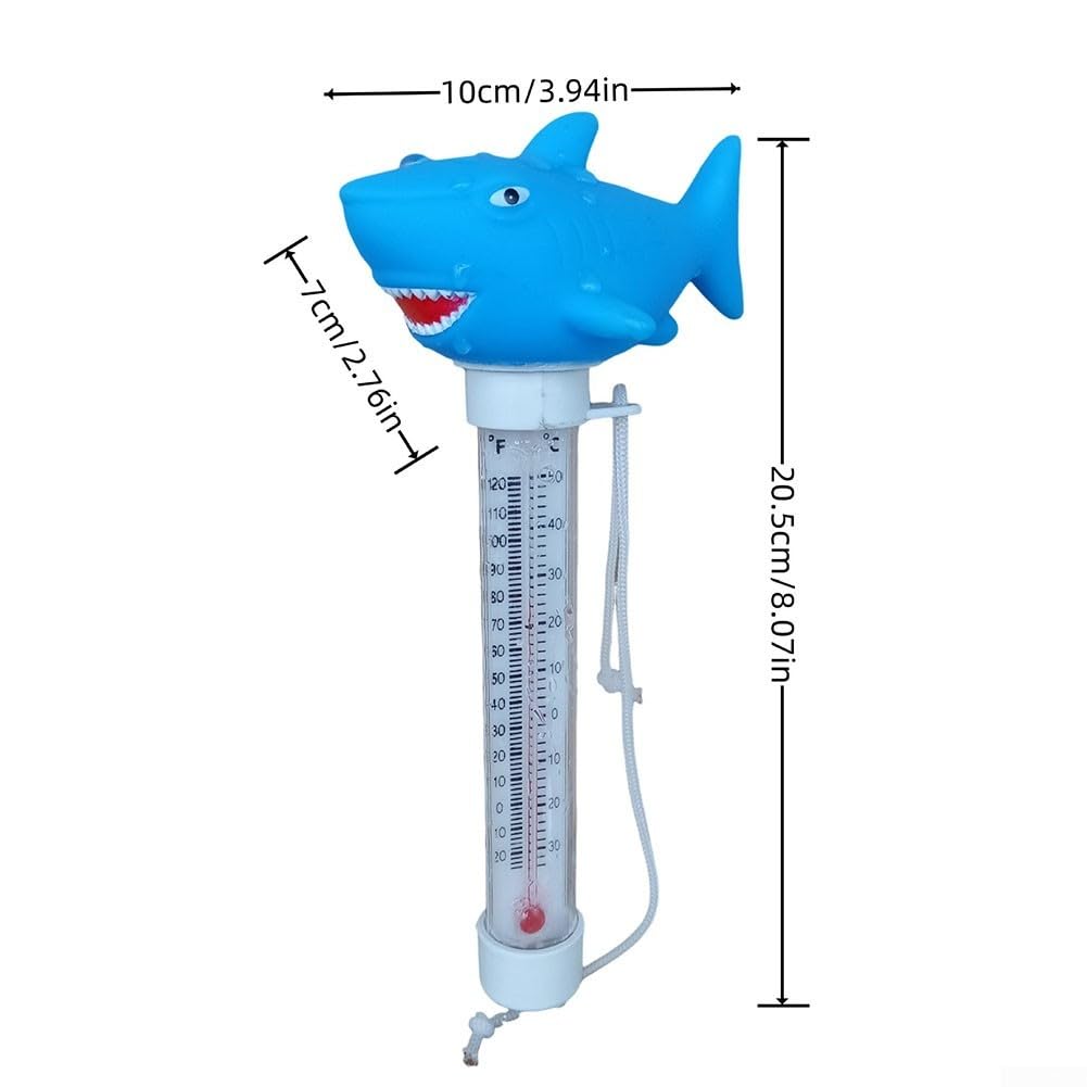 Termometro galleggiante in PVC per piscine che fornisce un monitoraggio accurato della temperatura per varie applicazioni idriche (A)