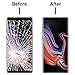 Original Front Outer Touch Screen Glass Lens Replacement for Samsung Galaxy Note 9 N960 6.4 inch with Adhesive and Tool kit(Black)