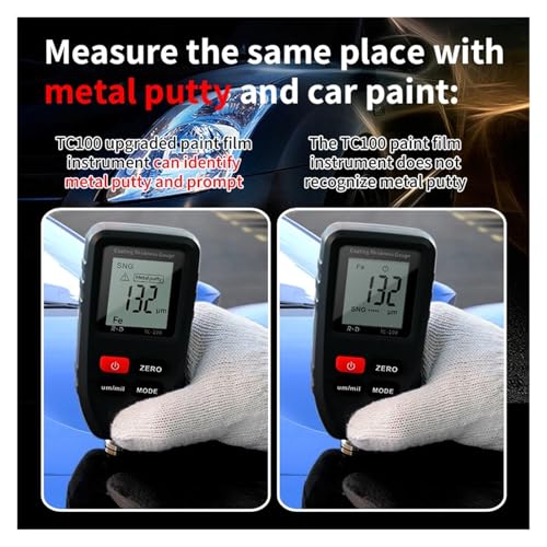 Medidor Digital de Espesor TC100 para Pintura y Masilla miniatura 3