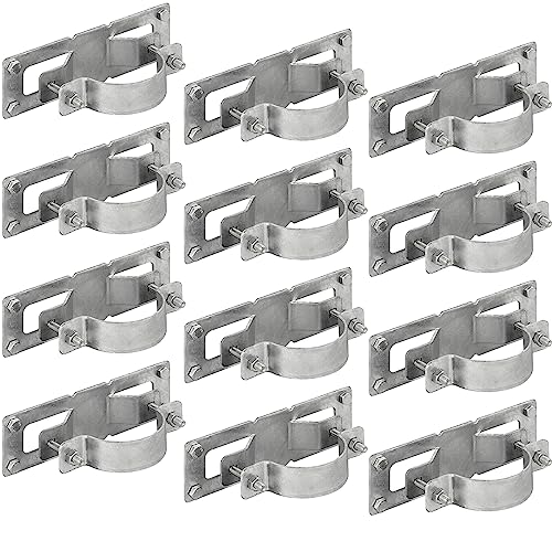 12 Pack Fence Brackets Galvanized Wood Fence Frame They use to Attach a Wooden Fence to a Chain Link Anyone Wants to Convert Their Wooden Poles to Metal Poles
