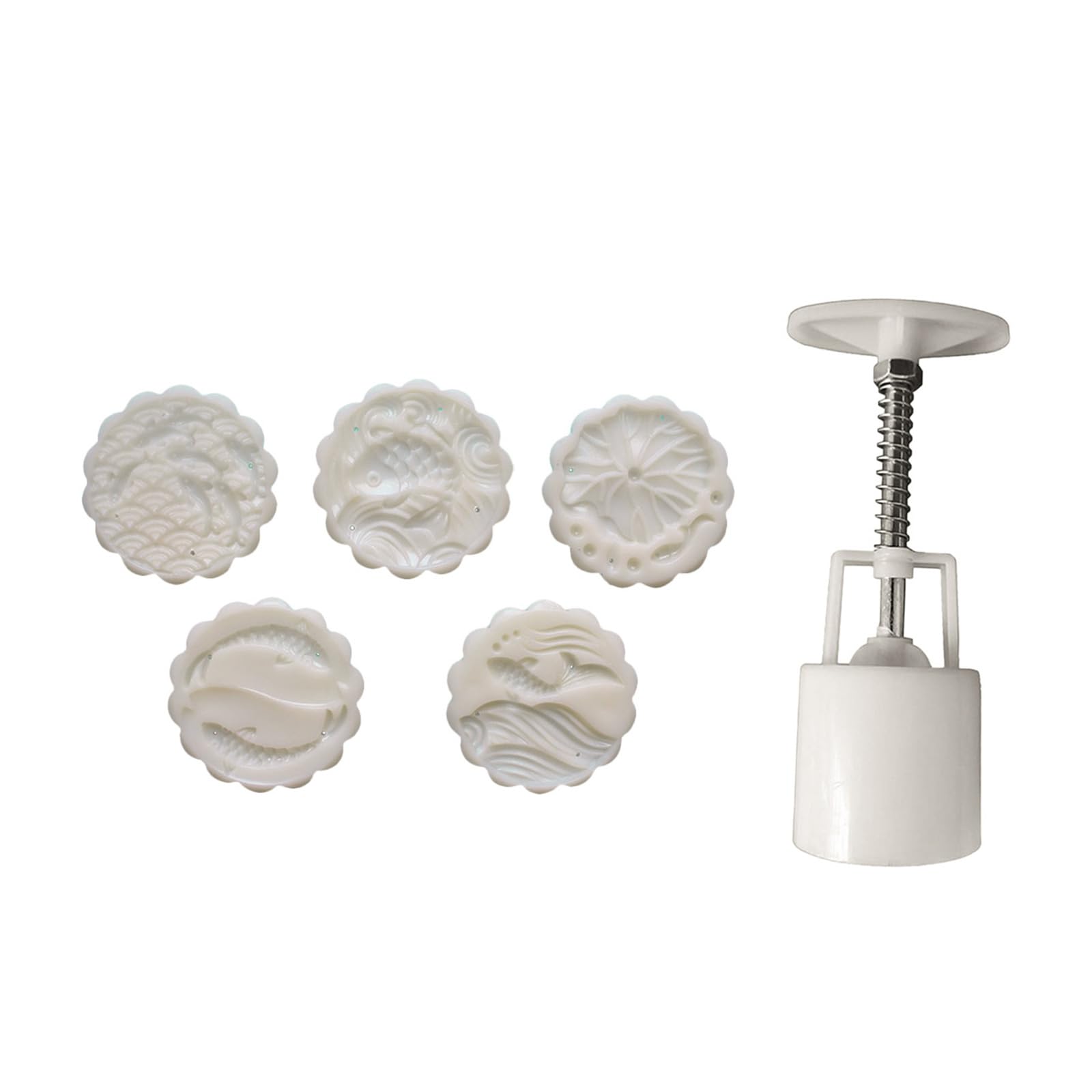 Hsioluted Food Grade ABS Cakes Molds Cookie Stamps Traditional Chinese Pastries Kitchen Gadget Cake Decorating Tool ABS Baking Tool