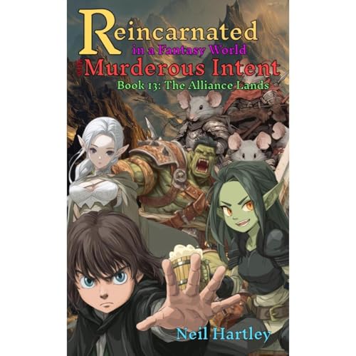 Reincarnated in a Fantasy World with Murderous Intent Audiolibro Por Neil Hartley arte de portada