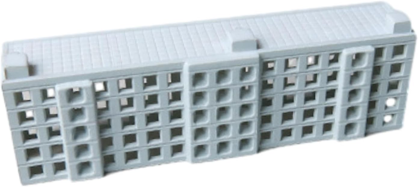 Diorama Modern City Building 1/500 Building Landscape Materials Simulation Decorations Photo Props Display Railroad Architecture Layout, Style D