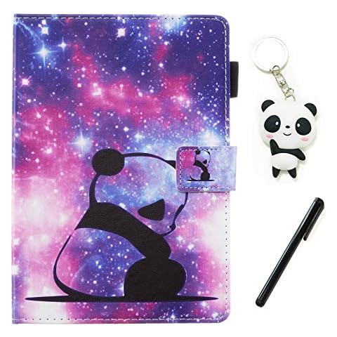 XTstore Case for Amazon All-New Fire HD 8 Plus/Fire HD 8 2020 10th generation (2020 release), Smart Shell Stand Cover with with Auto Wake/Sleep Function & Card Slots, Panda Cover