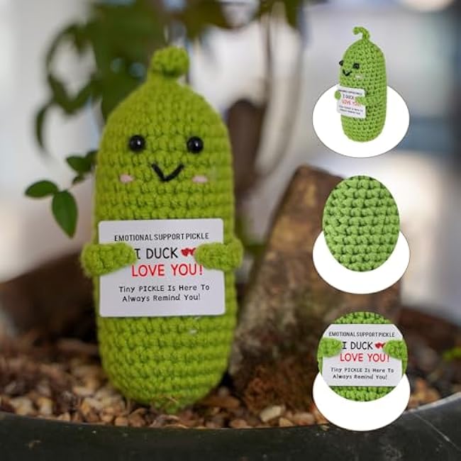 Birthday Gifts for Women Encouragement Pickle Christmas Stocking Stuffers (I Duck Love You)