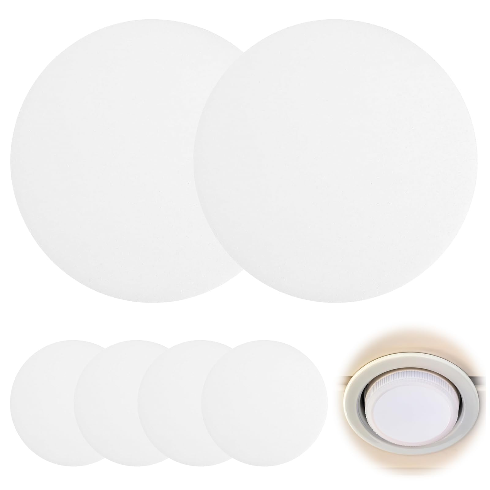 Amazon.co.jp: PAVIKE アンチグレアランプシェード 減光シール led 
