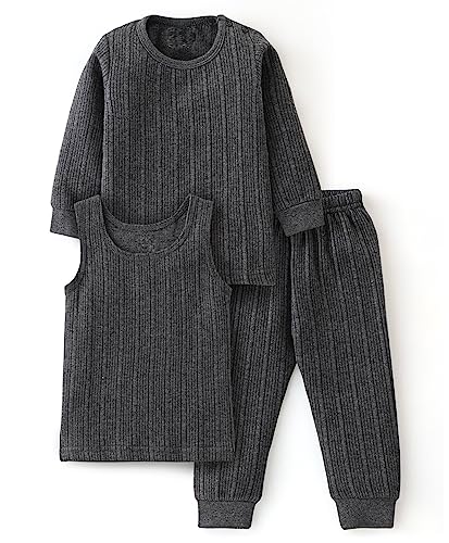 Image of Kids Winter wear Thermal Full Sleeves Body Warmer top and Pajama Set for Boys & Girls