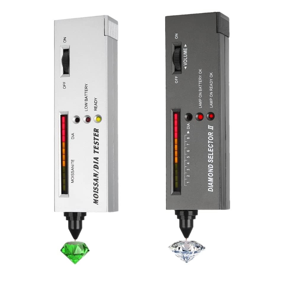Diamond and Moissan Tester - High Accuracy Gemstone Hardness Test Tool for Professional Jewelers