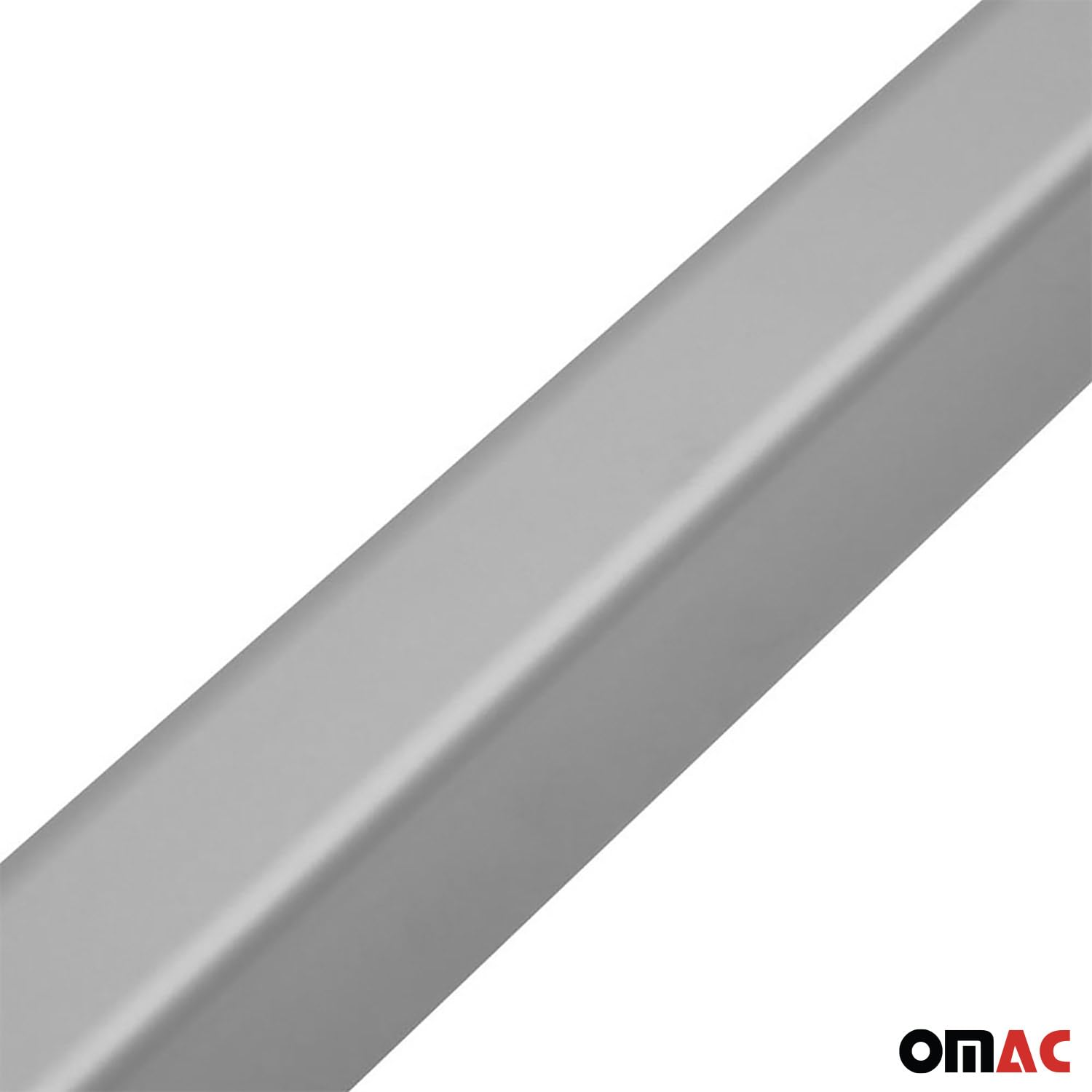 OMAC Dachreling Dachgepäckträger Relingträger kompatibel mit VW Caddy 2003-2020 L1 Alu Silber 2X