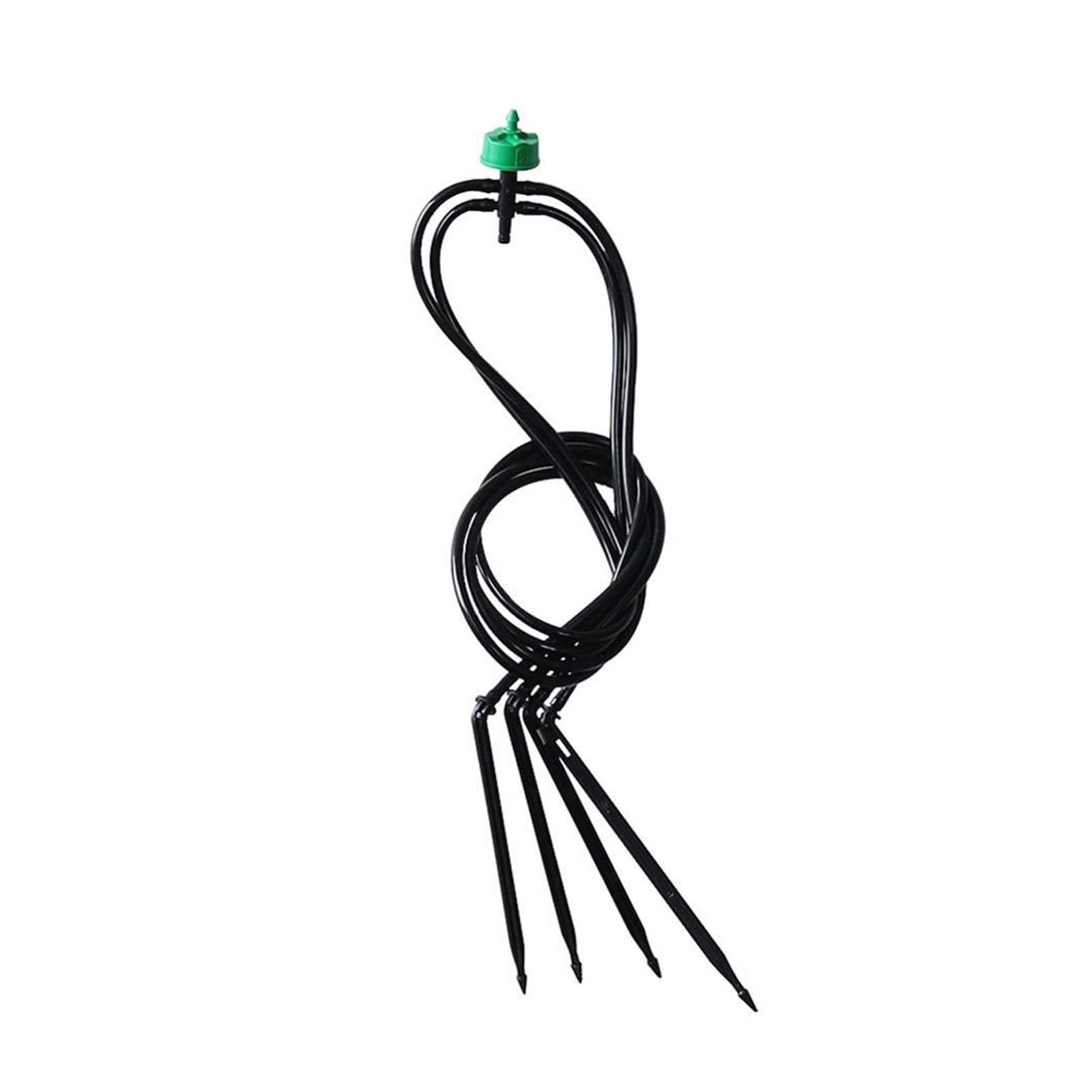 nawadnianie trawnika ogród nawadnianie 4-kierunkowe zakrzywione strzałka system nawadniania kropelkowego 3/5 mm wąż nawadnianie kropelkowe zestaw nawadniania, z 2 l/4 l/8 l stały przepływ urządzenie nawadniające 20 zestawów (kolor: zestaw 2 l)