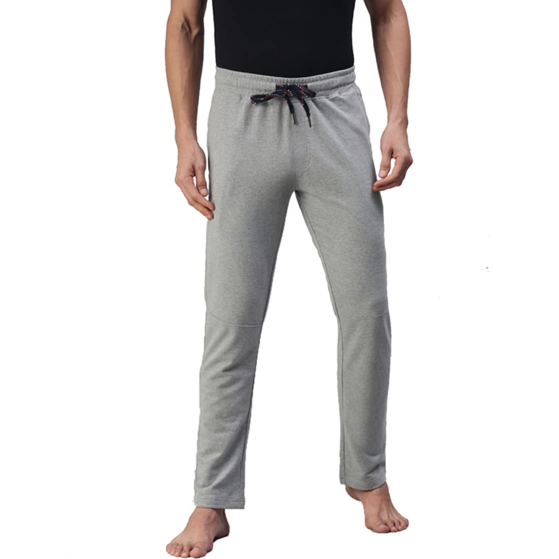 u.s. polo assn. Men's Comfort Fit Mid Rise Solid Cotton Polyester I673 Lounge Track Pants - Pack of 1-picture-30