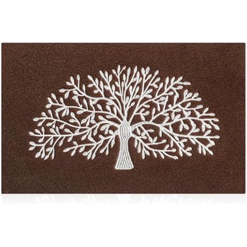 AOAOPQ Outdoor Anti-Slip Doormat with Funny Design Cover