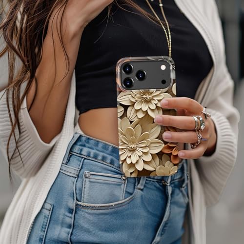 DorisMax for iPhone 17 Pro Max Case - Wireless Charging - Cute Floral - image 4