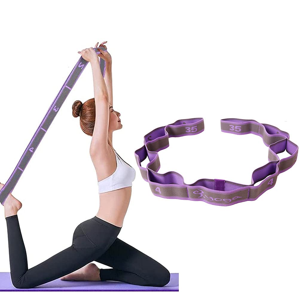 Fasce Elastiche Per Fitness - Set Da 3 Livelli Di Resistenza (Leggera, Media, Pesante) - Lunghe 1,5 Metri - Per Stretching, Yoga, Pilates, Riabilitazione - TPE Morbido, Antiscivolo